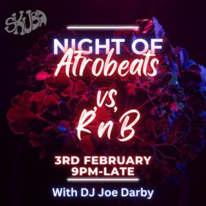 Afrobeats vs R'N'B with DJ Joe Darby
