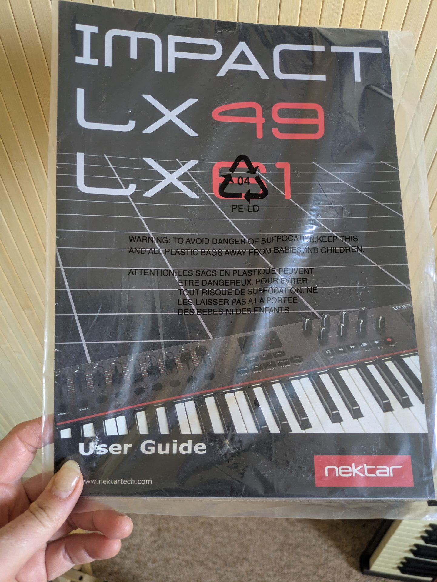 LX61+ Dimensions Nektar Impact LX61+ 61-Key MIDI Keyboard