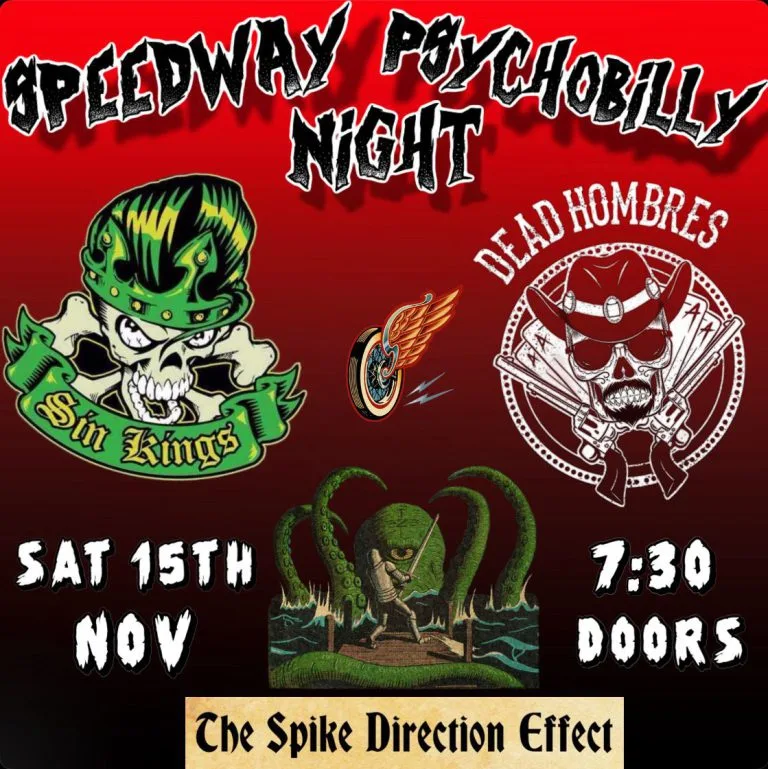 Speedway Psychobilly Night Poster 768x769