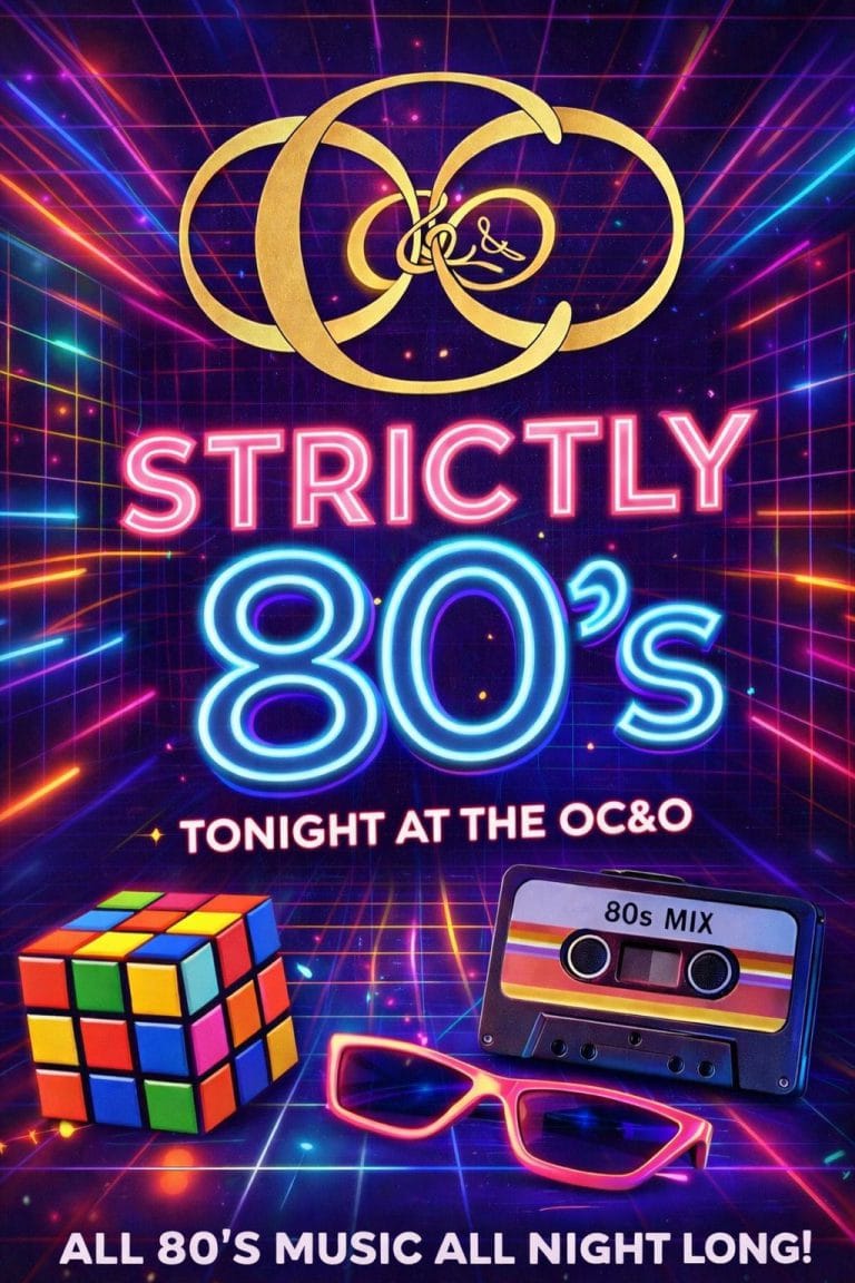 80s dj night Old Cigar and Olive Folkestone Music Town 768x1152