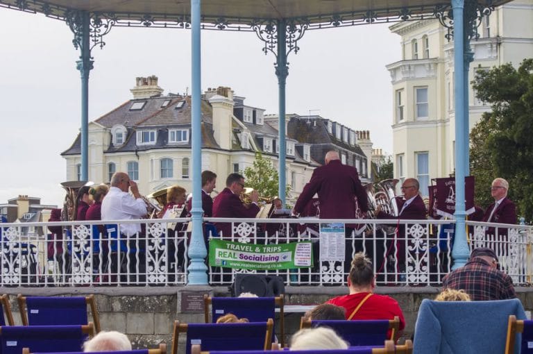 East Peckham Silver Band Live Music Folkestone Bandstand 768x510