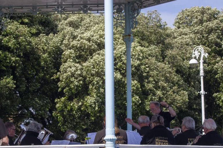 Faversham Brass Band Live Music Folkestone Bandstand 768x510