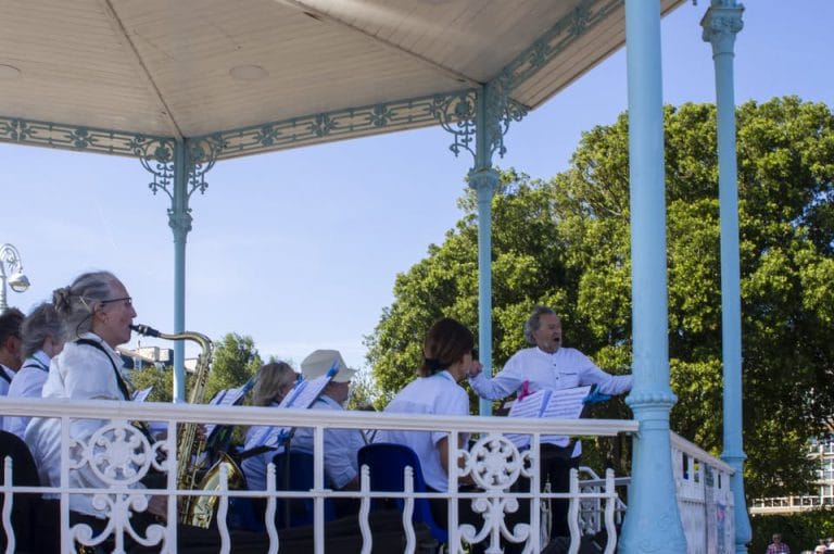 West Kent Concert Band Live Music Folkestone Bandstand 768x510