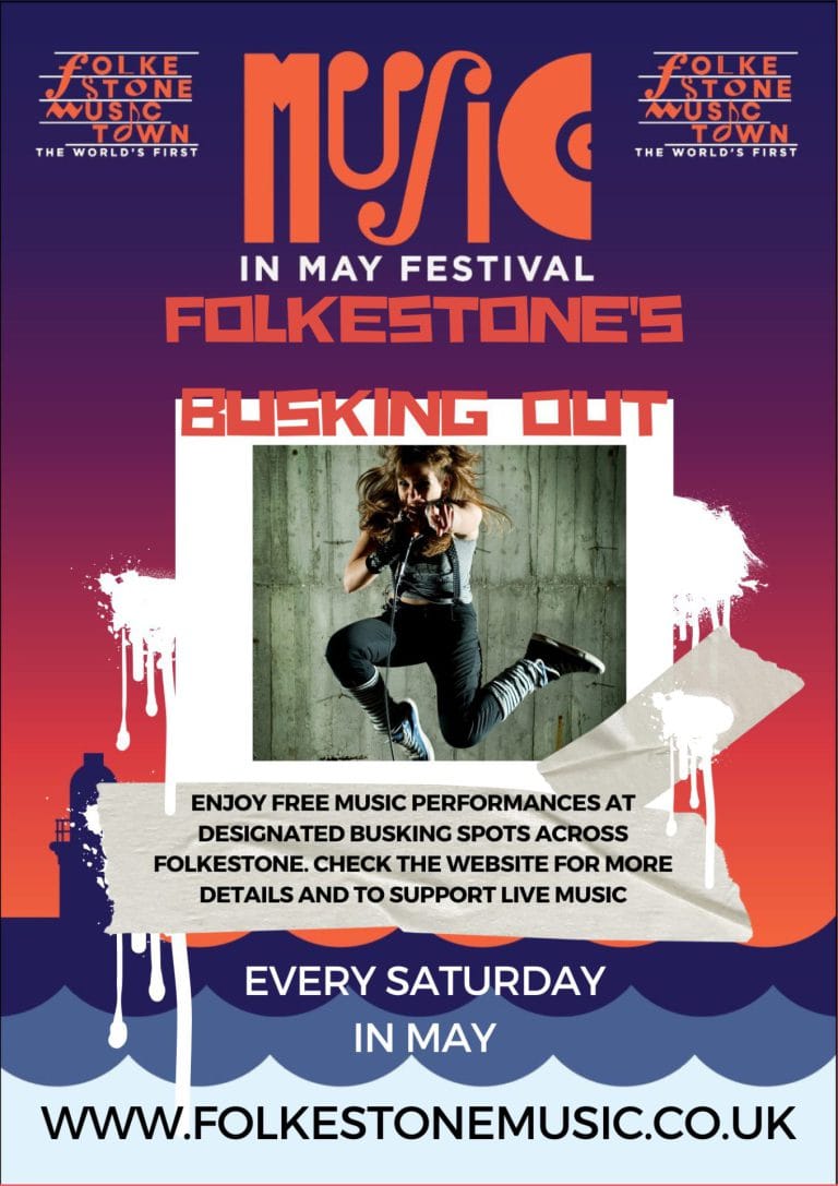 Busking General Public Music in May Festical 2025 Folkestone 768x1087