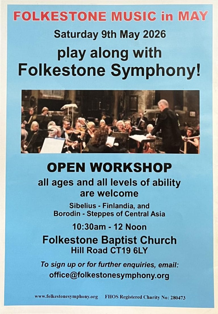 Play Along with Folkestone Symphony Music in May 2026 768x1103