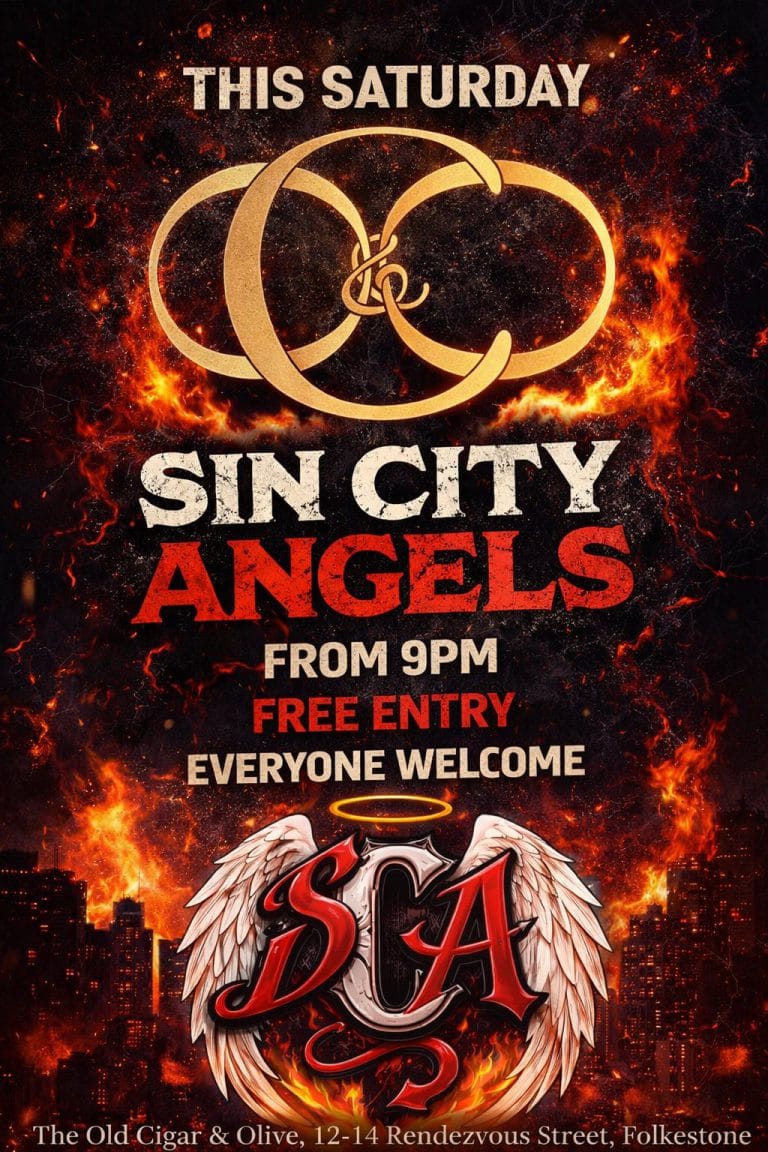 Sin City Angels Old Cigar and Olive Folkestone Music Town 768x1152