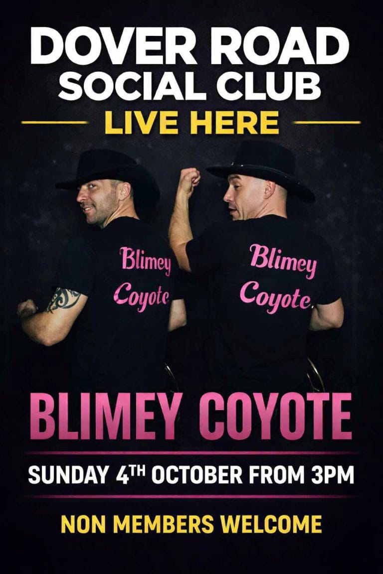 blimey coyote folkestone music town dover social club 768x1152