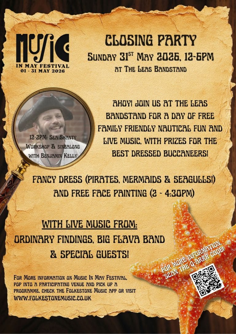 Closing Party Music In May 2026 Bandstand Folkestone Music Town 768x1086