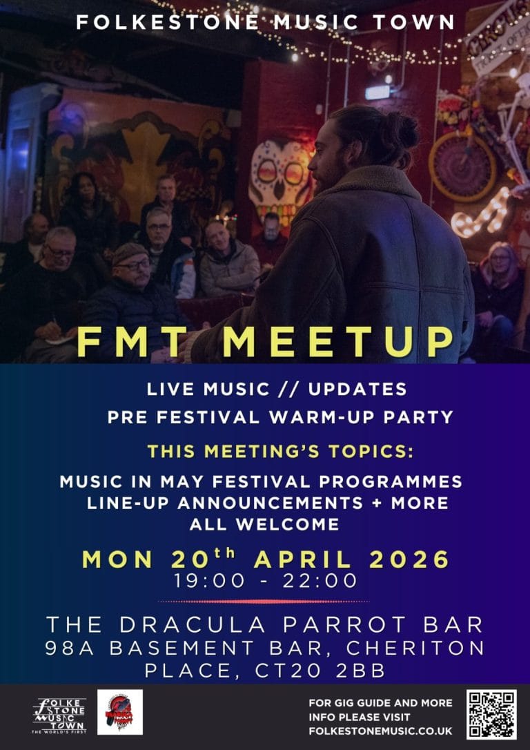 Folkestone Music Town Meeting Dracula Parrot Apr 2026 768x1086