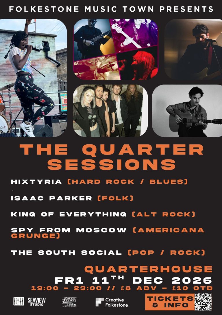 QUARTER SESSIONS 11th Dec Quarterhouse Folkestone Music Town 768x1087